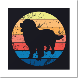 Bernese Mountain Dog retro Design Dog Breed Gift Posters and Art